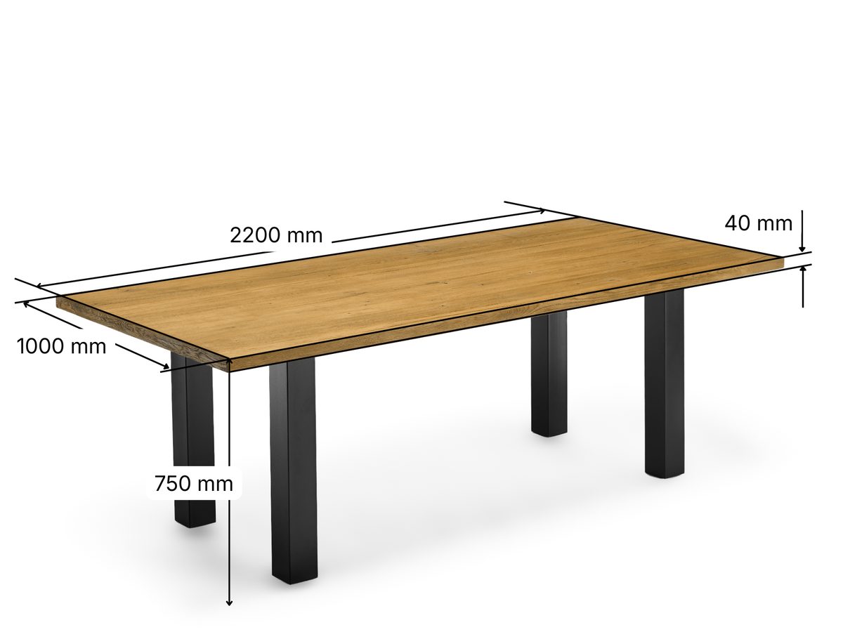ANVILSOAK — Technical dimension drawing