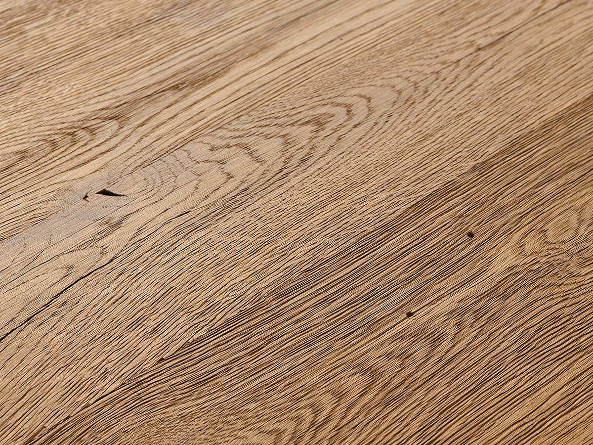 Brushed reclaimed barn oak tabletop texture