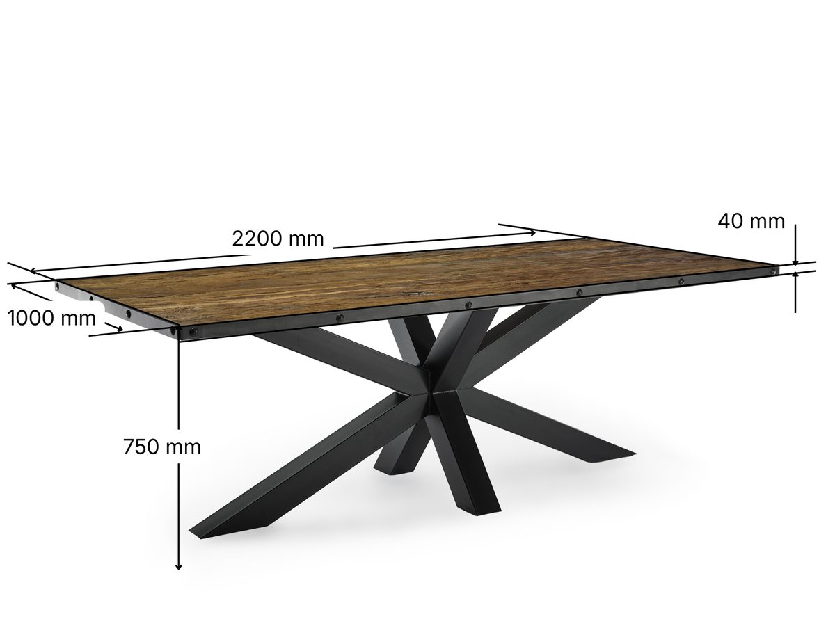 BARSTONE — Technical dimension drawing